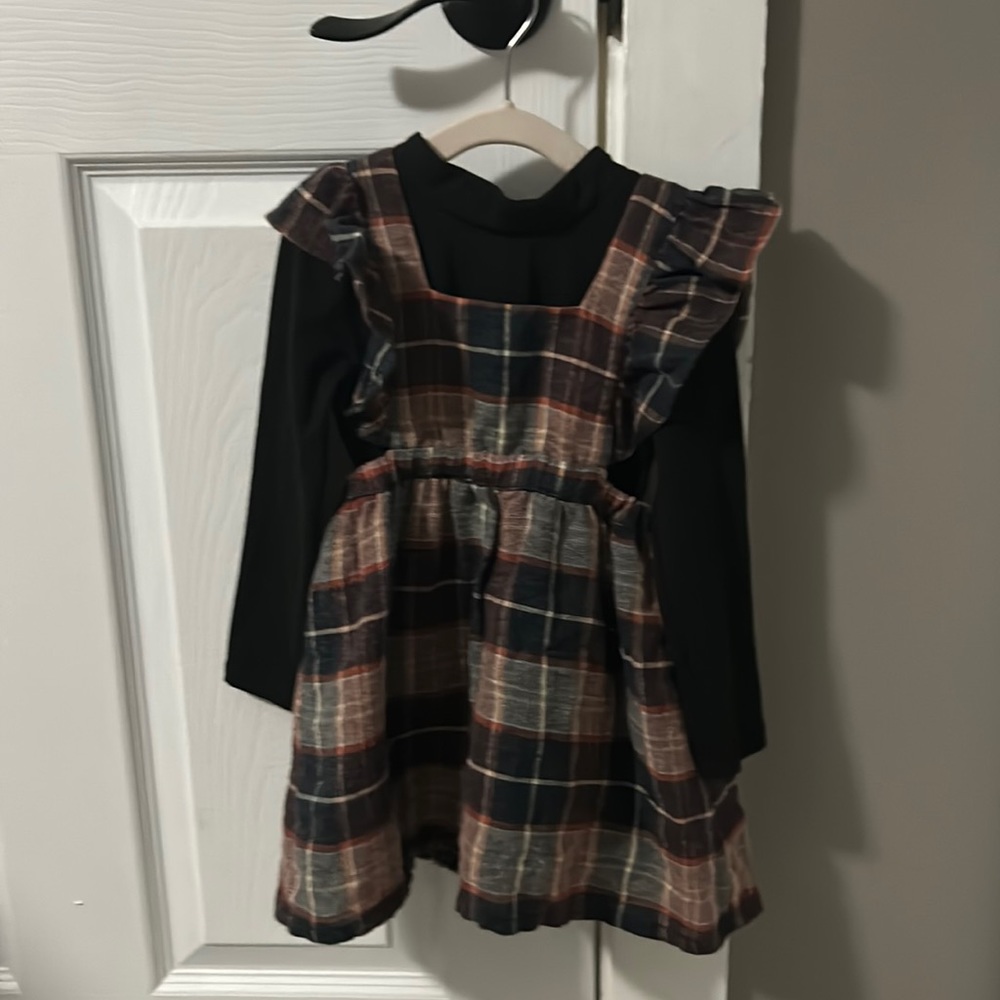 Zara dress with baileys blossom leotard